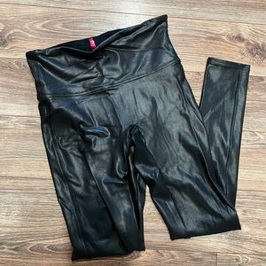 SPANX Faux Leather Leggings
